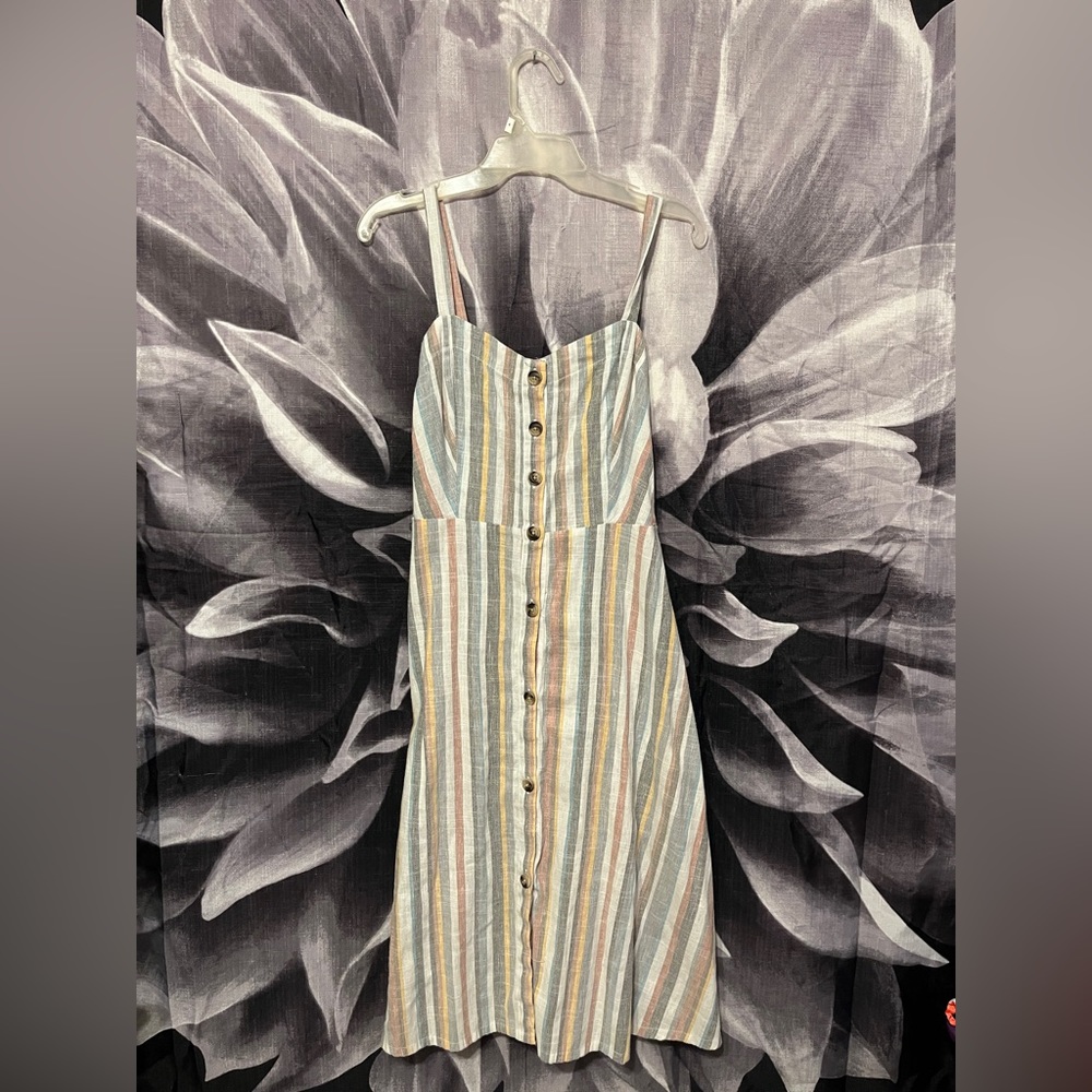 Cute Pastel Stripped Sundress 🍰